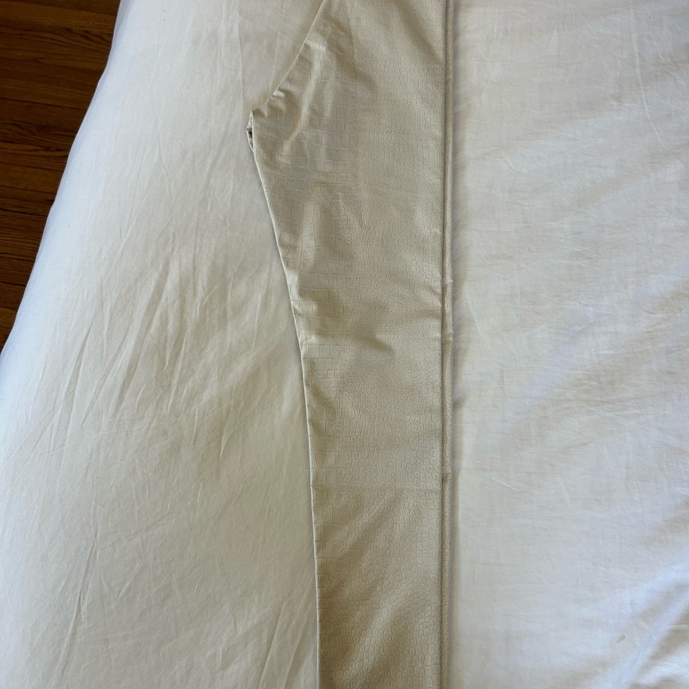 Commando Bone Croc Ivory Textured Leggings- Sz XS - Picture 4 of 4